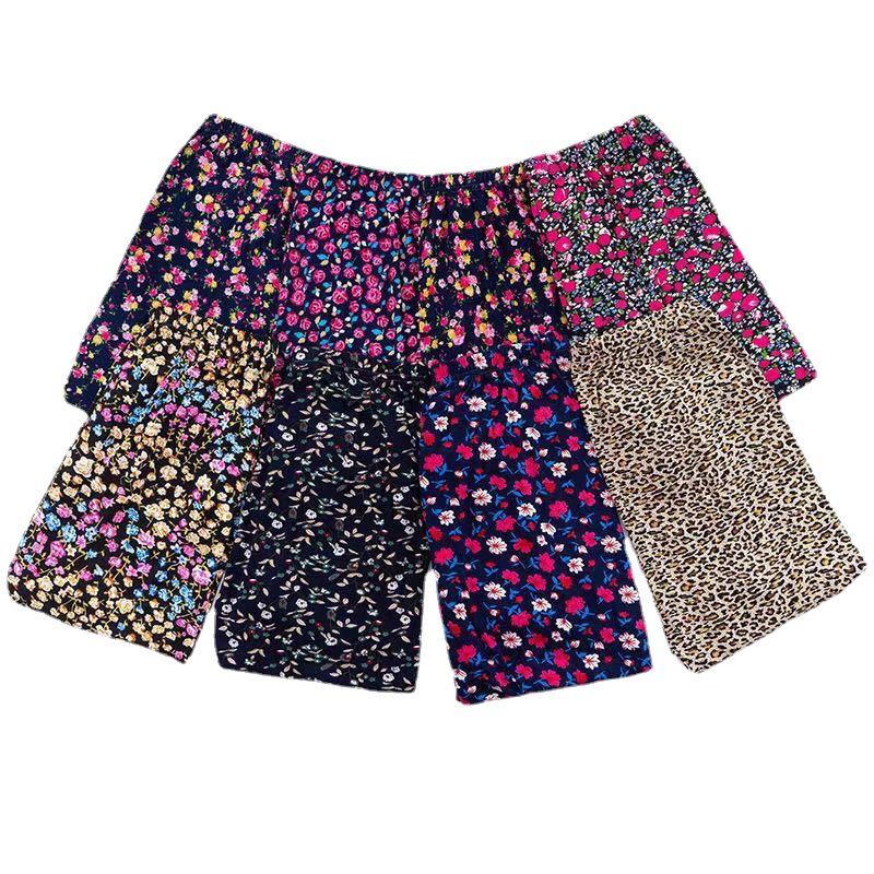 Damenhose aus Milchseide mit Blumenmuster – bequem, lockere Passform, hochelastisch, kein Pilling, perfekt für den Herbst.