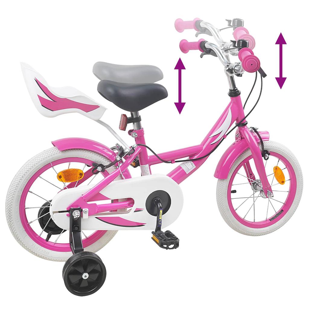 Bicicleta Infantil 14 Polegadas para Idades 3 5 Rosa