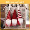 Cozy Knitted Ornaments For Christmas Featuring Whimsical Doll Designs In Multiple Shades