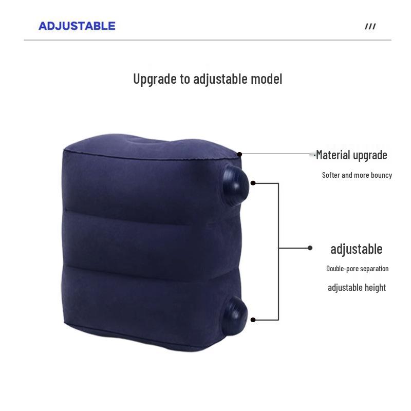 Two-Layer Portable Inflatable Footrest Mat for Yoga & Travel