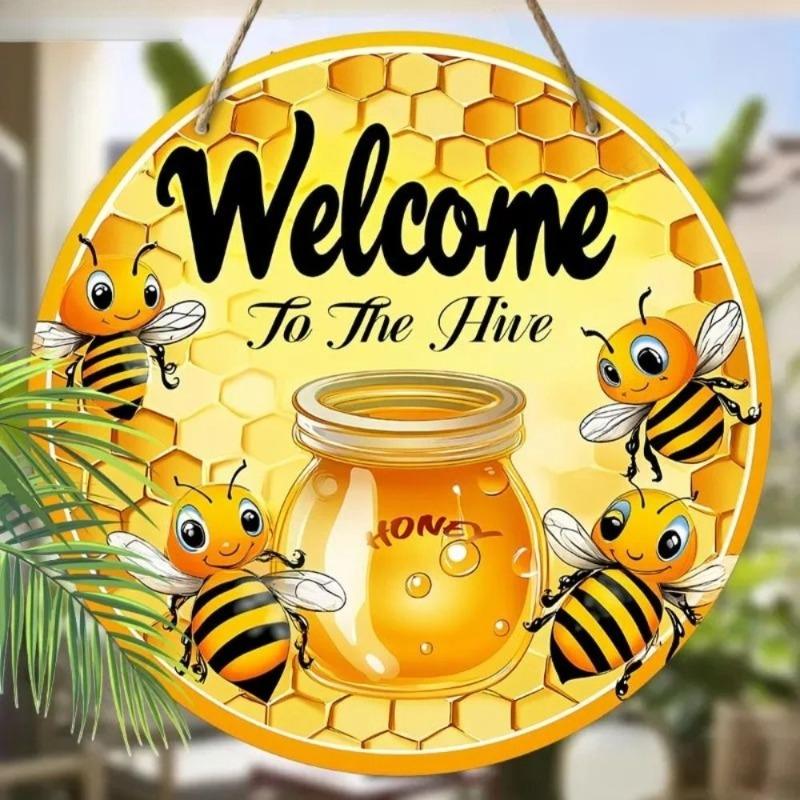 Segno in Metallo con Calligrafia Araba, Decorazione Murale Retro