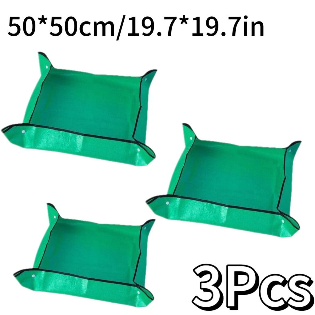 50-100cm Plant Regeneration Mat Waterproof Transplant Mat Portable Square Foldable and Easy To Clean Succulent Transplant Mat