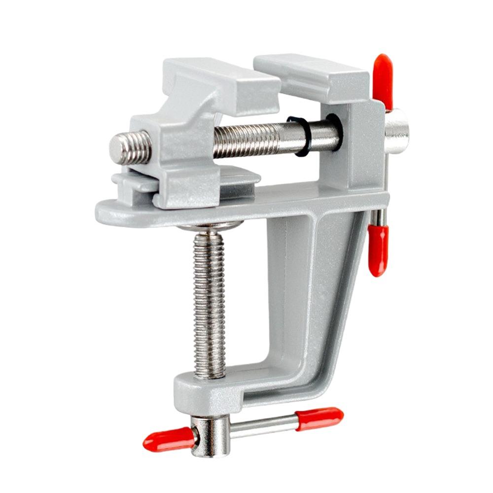 Portable Metal Mini Bench Vise Flat Pliers Multi-Functional Table Clamp Small Adjustable Work Bench Model Jewelry Making