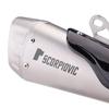 Compatible with KYMCO 321r exhaust modification; features non-destructive direct installation and carbon fiber heat shield.