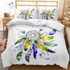 Wind Chime Dream Catcher 3D Digital Printing Simple Three-Piece Quilt Cover Sheet