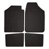 Dywaniki samochodowe gumowe do: Dacia Spring hatchback (2021-) - czarne, lepsze