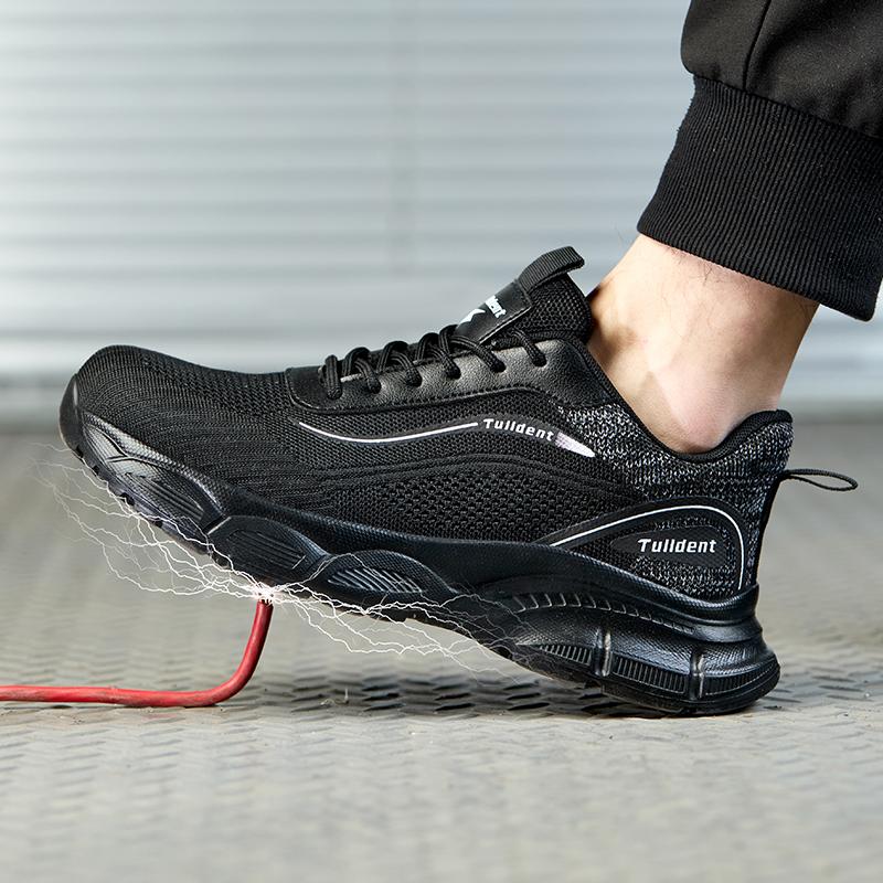 Men's Safety Shoes, Anti Smash and Anti Stab Work Shoes, Men's Indestructible Safety Boots, Insulated Shoes, Tactical Boots