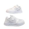 Girls shoes single net shoes new summer hollow breathable children's sports board shoes girls white shoes princess shoes