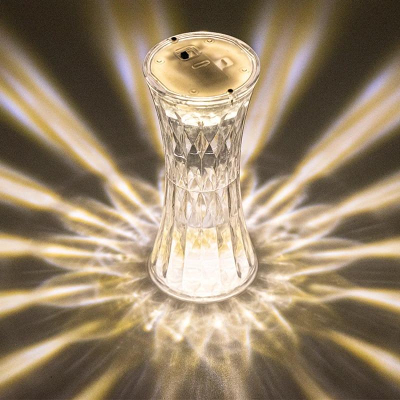Rechargeable Retro Table Lamp Metal Touch Decor for Bar Coffee Table Restaurant Decoration Light Desk LED Night Lights Bedroom