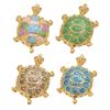 Sea Turtles Pendant Charm For Necklace Crafting Stainless Steel Tortoise Pendant Animal Charm Jewelry Accessory