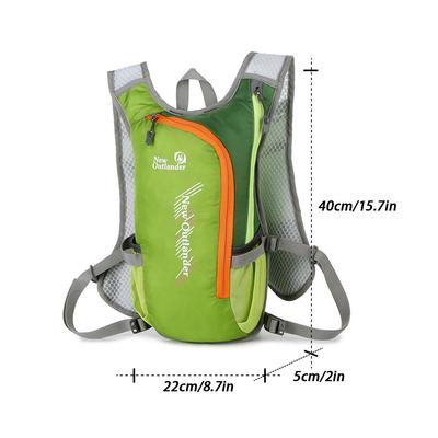 Atmungsaktiver Trinkrucksack aus Nylon mit reflektierender Wasserblase zum Wandern, Laufen, Radfahren