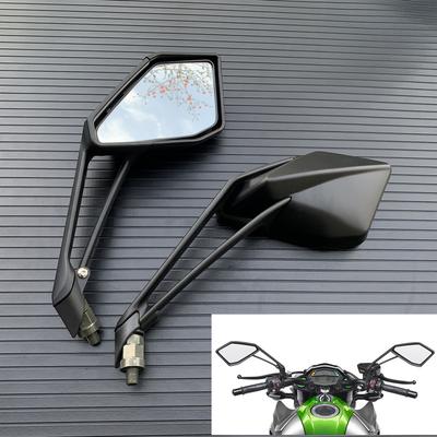 Black Motorcycle Rear View Mirrors For Kawasaki Z1000 2014-2021