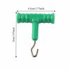 10 Pcs ABS Fishing Baiting Rig Tool Stainless Steel T Shape Handle Hook Fishing Baiting Rig Tool Rig Puller Knot Tools