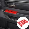 Red Inner Window Lift Switch Panel Trim Decor Cover For Toyota Tundra -24