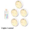 13 Colors Battery Powered LED Wall Light Ceiling Light, LED Light with Remote Control for Bedroom Kitchen Cabinet Light