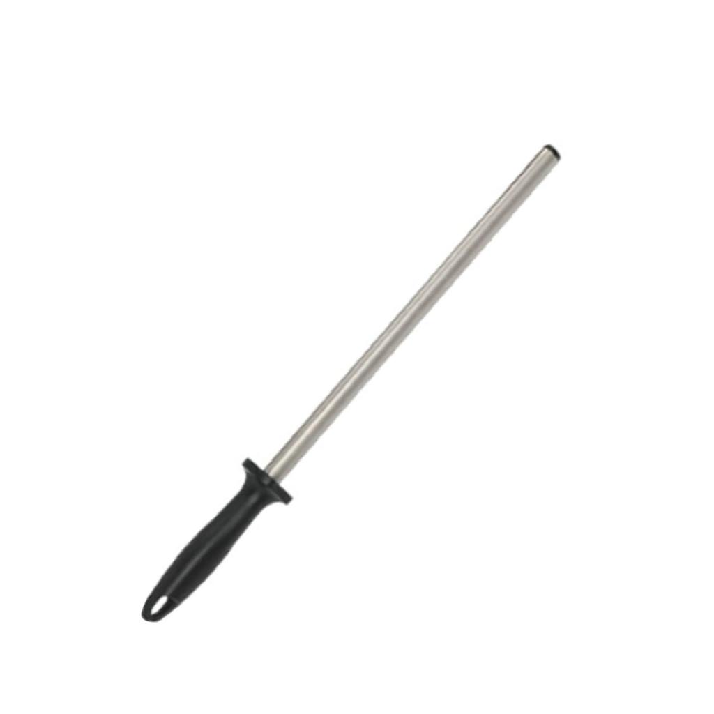 Diamond Sharpener Steel Portable Honing Rod Sharpening Stick with Ergonomic Handle for Home Kitchen Blades 30.5cm 12in