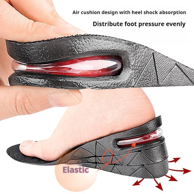 1Pair/2Pairs Adjustable Elevator Insoles, Air Cushion Height Increase Inserts, Soft Breathable Lift Pads for Leather & Sneakers
