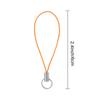 100Pcs Mobile Phone With Craft Pendant Wire Cord Key Ring DIY Toys Pendant Clips Jewelry Lanyard