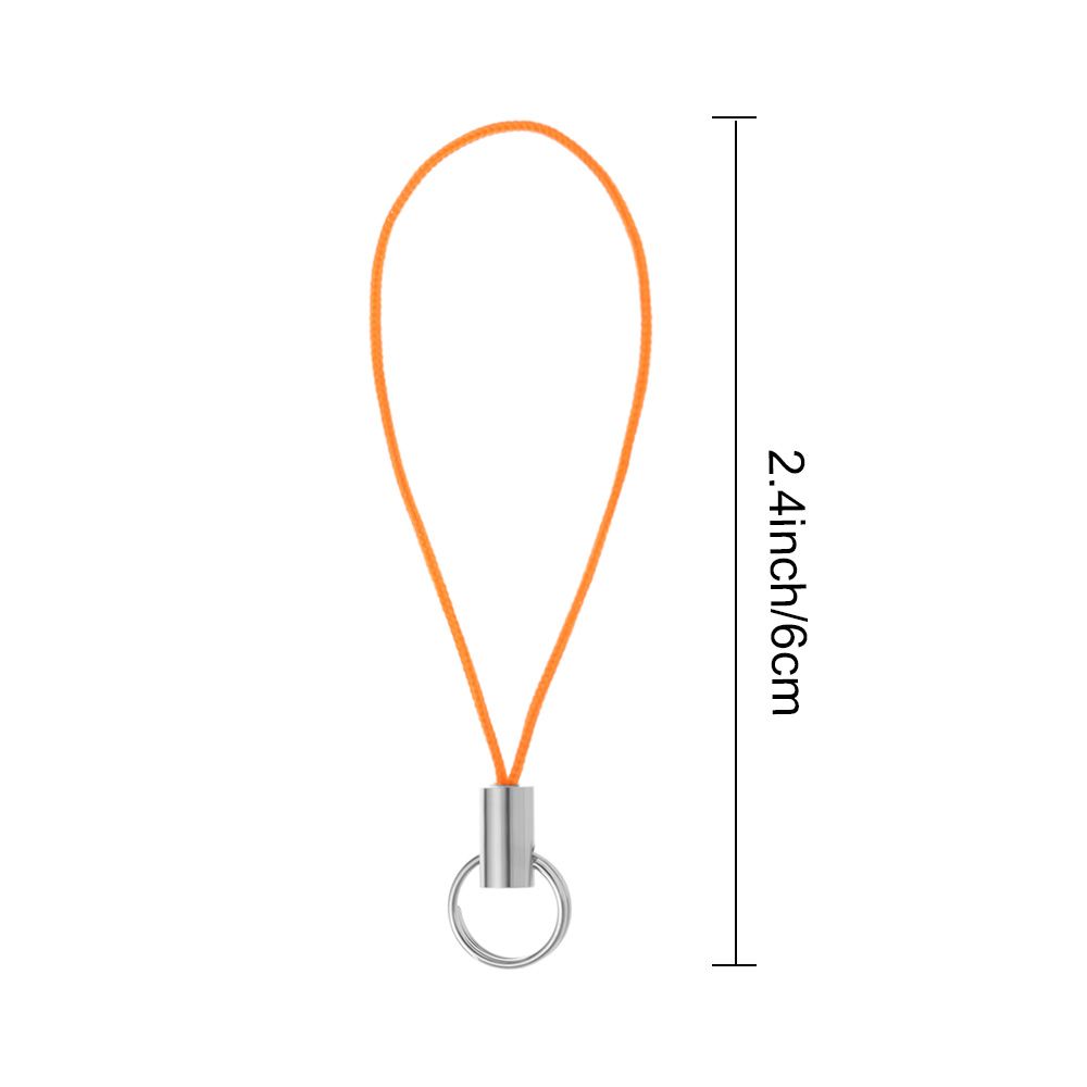100Pcs Mobile Phone With Craft Pendant Wire Cord Key Ring DIY Toys Pendant Clips Jewelry Lanyard