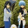 Original 14Cm Anime Gintama Figure Sakata Gintoki Katsura Kotarou Stand Anime Model Toys Gifts Collection Decoration Ornaments