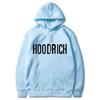 Hoodrich Letter Print Loose Casual Sports Hooded Sweatshirt