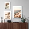 Greece Coastal Poster Santorini Seaside Patio Tree House Beach Wall Art Canvas Painting Print Pictures Living Room Home Decor