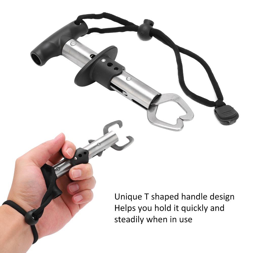 2PCS Stainless Steel Fish Pliers 16cm Fish Clamp Portable Fish Grip  Freshwater Use