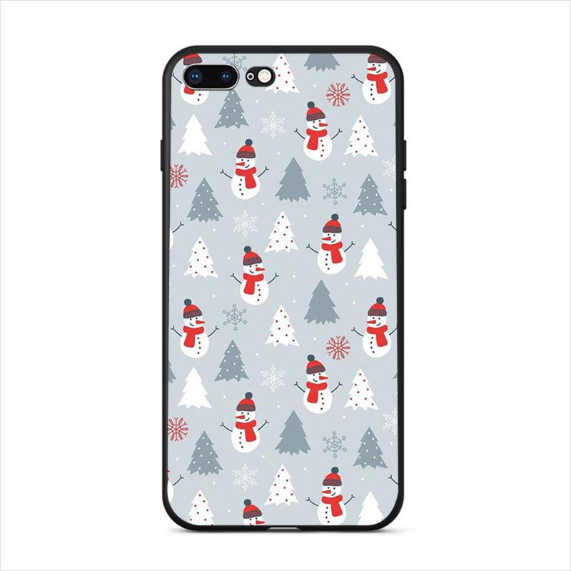 Merry Christmas Phone Cases For iPhone 11 Pro Max 7 8 6 6S Plus 5 5S 12 Mini Santa Claus For iPhone XR X XS Max TPU Cover Shells