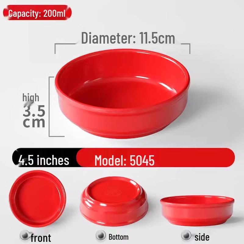 Melamine Restaurant Small Dish Bowl