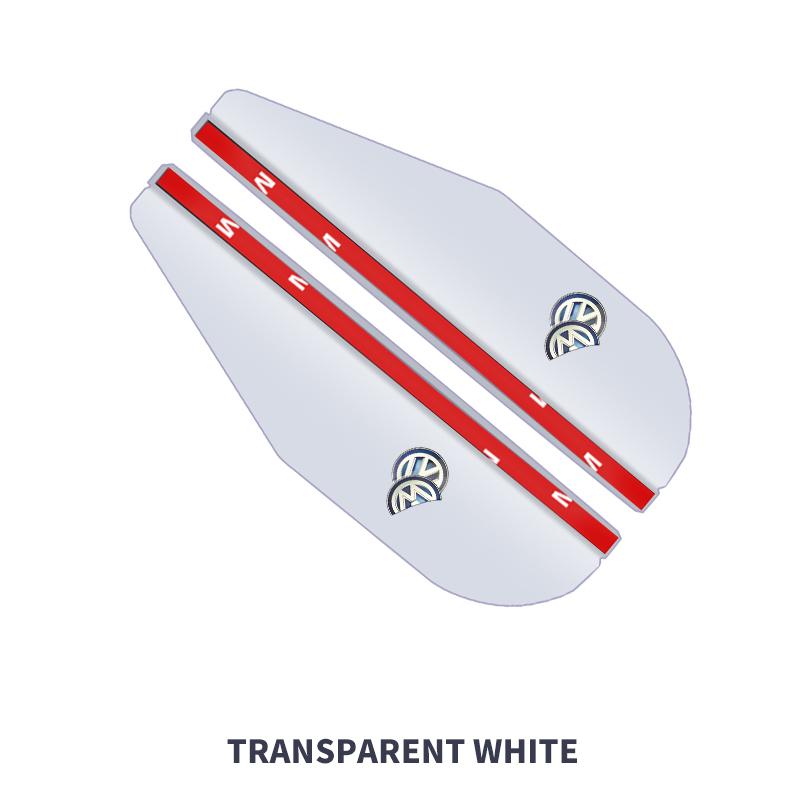 

VW GTI GOLF 2026 Hot 2Pcs Car Rear View Mirror Sticker Rain Eyebrow Auto Side Mirror RainProof Cover For Volkswagen CC Golf 4 6 білий