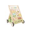 Children's Wooden Multi-Functional Xylophone Walker with Anti-Rollover Design