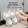 Women's Thick-Soled Height-Increasing Summer Sandals - Non-Slip EVA Slippers for Home and Beach Wear