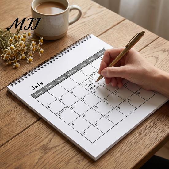 Yearly Planning Calendar 2027 Highland Cow Wall Calendar, Funny Farmhouse Animal Rustic Thick Paper Office Schedule 12 Monthly Planner for Lovers,