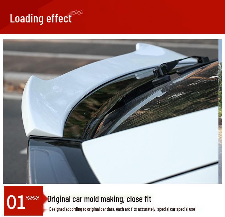 Honda 10th Gen Civic Hatchback No-Drill Sport Tail Wing Deflector (2016-2021)