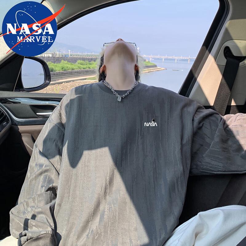 

NASA MARVEL Men s Loose Fit Crewneck Sweatshirt 8XL