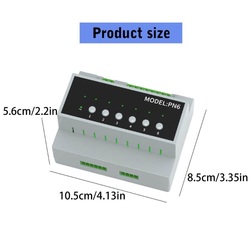 6 Channel Relays Switches Module Intelligent Home Networks Switches Controller Intelligent Appliance Control Module