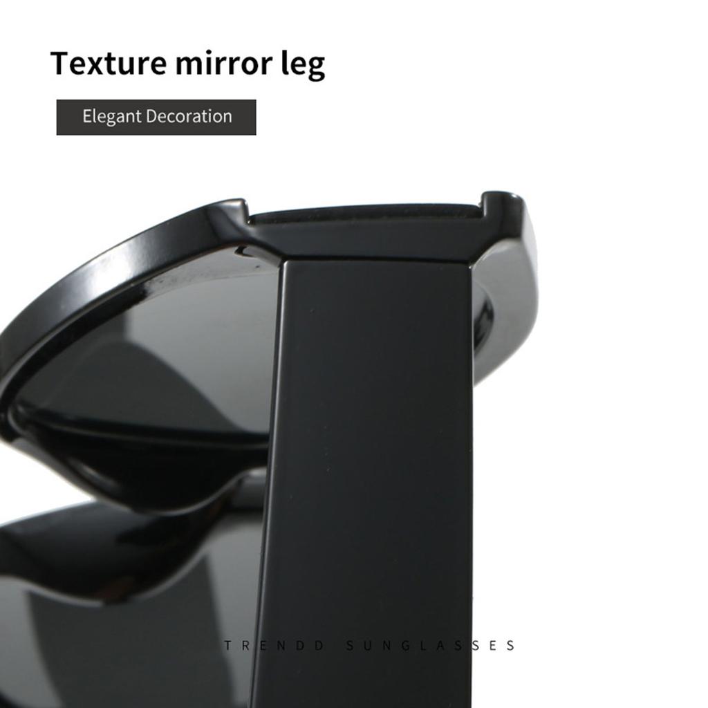 Kontrastní sluneční brýle Kočičí oko Dámské Diamantové Velké hranaté Polygonální sluneční brýle Sluneční ochrana Pokročilé sluneční brýle