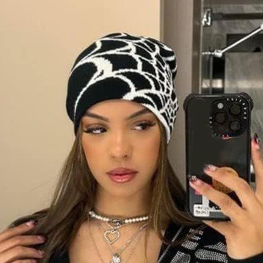 Cappello Lavorato A Maglia Con Cuffia A Ragnatela Con Tesa Da Donna: Berretto A Ragnatela Da Esterno Alla Moda Autunno Inverno Caldo Uomo E Donna Da 8,84 € | DHgate