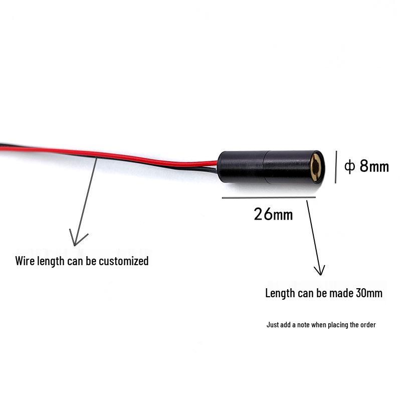 8mm 850nm 100mW Infrared Laser Module with Glass Lens