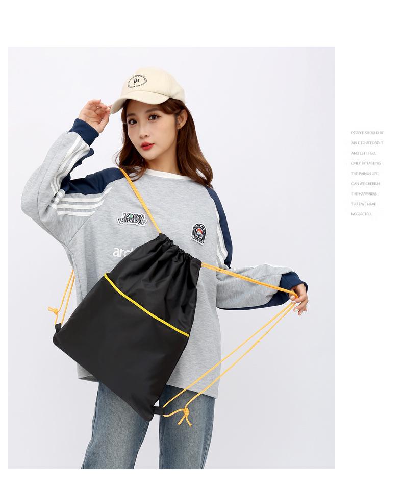 Large Capacity Sports Backpack: Drawstring Shoulder Bag for Basketball & Volleyball Storage and Training