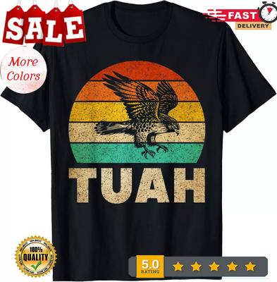 Vintage Hawk Tuah Vtipné Vtipné Tričko pro Dospělé Humor Gag Meme