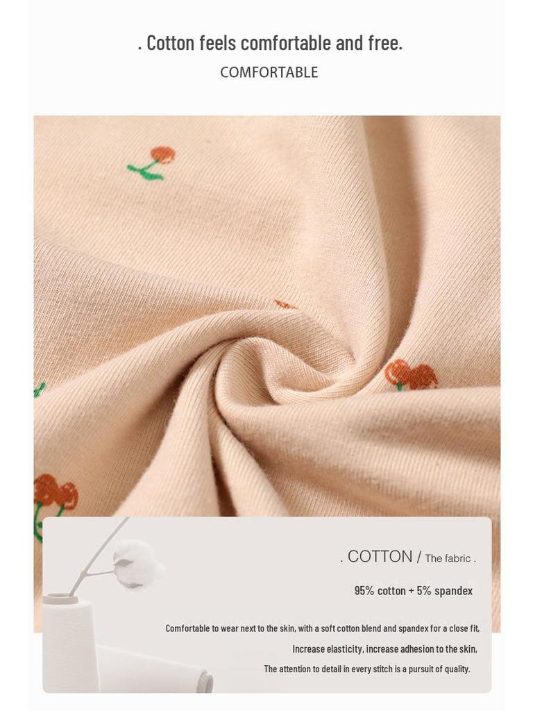 Damen Baumwoll-Lycra Herbst Basisschicht Set: Warmes Dünnes Hemd & Lange Unterhosen