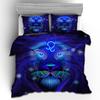 Kemila 3D Digital Printing 12 Constellations Gorgeous Quilt Cover Pillowcase Double Bed Set Sheet Soft Bedding Pictures