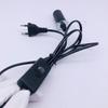 1Pcs Eu Plug 1.8 Meters Power Cord Cable Lava Lamp Base Lamp Cord With Switch E14 Hanglamp Holder Light Bulbs Socket