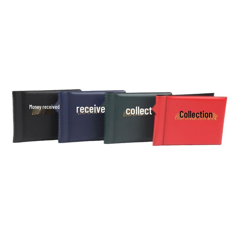 Mini 60-Pocket Coin Album for Commemorative and Ancient Copper Coins