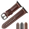 For Oil Wax Leather Band for Apple Watch Strap Ultra 2 49mm 45mm 41mm 44mm 42mm 40mm 38mm iWatch Series 9 8 7 6 SE 5 4 Bracelet