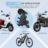 Motorcycle Bicycle Handlebar Phone Bracket QC3.0 USB Charging Mount Stand Holder