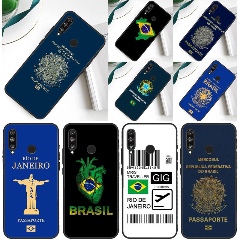 Brazil Passport For Huawei Nova Y90 Y91 Y60 Y70 Y72 Y61 9 10 SE 12i 12s 11i 5T P60 Pro P20 P30 P40 Lite Case