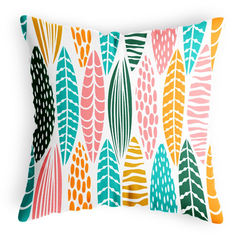 Colorful Cushion Cover for Sofa Backrest, Dining Chair, Waistrest, Office Universal Pillow Cover, Nordic Style Cushion Cover