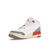 Jordan 3 Retro TD White Orange Kids Shoes FQ9174-121
